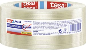 Taśma z włókna ciągłego tesa tesapack® 45900-00000-00 ULTRA RESISTANT (D x S) 50 m x 50 mm 50 m 1 szt.