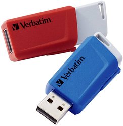 Pendrive USB Verbatim Store 'n' Click 2 x 32 GB USB 3.0, czarny Pendrive USB Verbatim 49308, 2 szt.