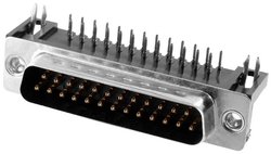 Listwa męska D-Sub Connfly DS1037-25MNBKT7-0CC, rzędy: 2, styki: 25, 1 szt.
