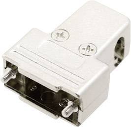 Obudowa złącza D-SUB Ilość styków: 9 tworzywo sztuczne, metalizowane 180 °, 45 °, 45 ° srebrny MH Connectors MHTRI-M-09-K 1 szt.