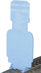 Profil skrajni do montażu słupów trakcyjnych Viessmann 4196, skala H0