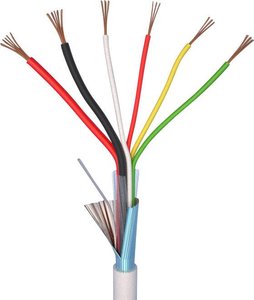 Kabel alarmowy ELAN 25041, 4 x 5.10 mm, Produkty w metrach bieżących