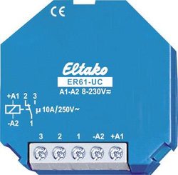 Przekaźnik przełączający Eltako ER61-UC 230 V 10 A 1 zestyk przełączny 1 szt.