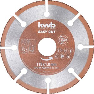 Tarcza tnąca prosta kwb  790140 115 mm 1 szt.
