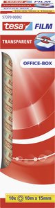 przezroczysta taśma samoprzylepna tesafilm® - do uniwersalnego zastosowania, mocna siła klejąca Taśma samoprzylepna tesa  57370-00002-11 OFFICE-BOX (D x S) 10 m x 15 mm 10 m 10 szt.