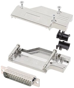 Zestaw listew męskich D-Sub encitech DCMR25-FK-DMP-W-K 6355-8065-23, rzędy: 2, styki: 25, 90 °, 1 szt.