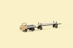 Platforma N Multicar M22 z przyczepą do materiałów długich Model ciężarówki Auhagen 44658 N Multicar