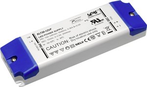 Self Electronics SLT30-12VFG Transformator LED  Stałonapięciowy 30 W 0 - 2.5 A 12 V/DC nie nadaje się do ściemniania, Możlowość stosowania w meblach, Zabezpieczenie przed przeciążeniem 1 szt.