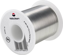 Cyna lutownicza bezołowiowa TOOLCRAFT  szpula Sn99,3Cu0,7 ROL1 100 g 0.5 mm