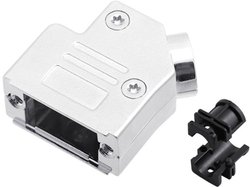 Obudowa złącza D-SUB encitech DVSL15-K 6560-0206-32, odlew cynkowy, 45 °, 1 szt.