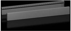 Pokrywa dolna VX, boczna, wys.: 100 mm, dla gł.: 1000 mm, blacha stalowa Pokrywa Rittal 8660035 8660.035 1 szt.