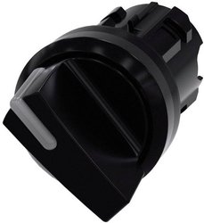 Przełącznik Siemens 3SU1002-2BF10-0AA0 pierścień przedni z tworzywa sztucznego, podświetlenie czarny 1 x 90 °  1 szt.