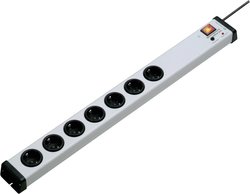 Listwa zasilająca z ochroną przepięciową Ehmann Vario Linea 0207x00072301 7x Ilość gniazdek: 7