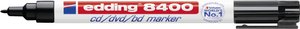Edding Marker do płyt CD/DVD 8400 4-8400001 czarny  0.5 mm, 1 mm N/A Marker do płyt CD/DVD Edding 8400 4-8400001