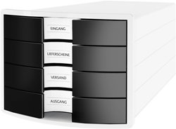 Szafka z szufladami HAN 1012-32 biały DIN A4, DIN C4 Ilość szuflad: 4
