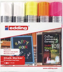 edding 4090 marker kredowy - jasne kolory na tablicach i szkle Marker kredowy Edding 4090 4-4090-5999