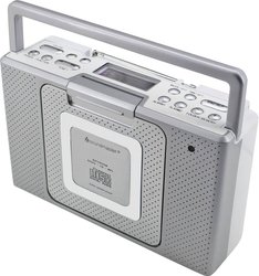 Radio-CD soundmaster BCD480 UKW ochrona przeciwbryzgowa srebrny