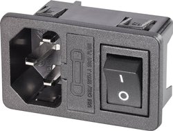 Złącze męskie IEC K & B 59JR 59JR101-1FRS150, styki: 2 + PE, 250 V/AC, 1 szt.