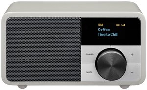Radio Sangean Genuine Mini DDR-7 DAB+, UKW  srebrny