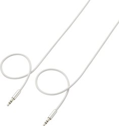 Kabel audio, Jack SpeaKa Professional SP-3957056, 1x złącze M jack 3,5 mm na 1x złącze M jack 3,5 mm, 5 m, biały