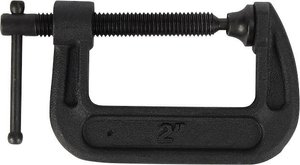 W032017WE  Zacisk C 50mm  Maksymalna rozpiętość:50 mm  Długość produktu: 110 mm  Posuw:50 mm