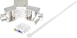 Moduł montażowy Renkforce RJ45 Keystone CAT 6a „Butterfly” Moduł RJ45 CAT 6a Renkforce Keystone