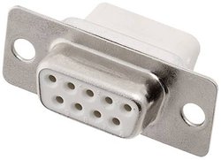 Listwa żeńska D-Sub encitech DBC09-SS-W 2108-0190-11, rzędy: 2, styki: 9, 180 °, 1 szt.