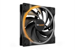 BeQuiet Light Wings Wentylator do obudowy PC czarny (S x W x G) 140 x 25 x 140 mm z podświetleniem LED