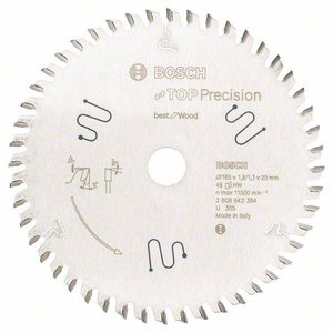 Tarcza tnąca Bosch Accessories Top Precision 165 x 20 x 1.8 mm 1 szt.