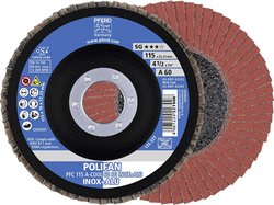 Tarcza lamelkowa PFERD A-Cool Sg Inox + Alu 67756115 Średnica 115 mm 10 szt.