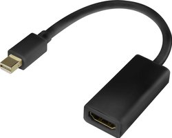 Przejściówka, adapter DisplayPort, HDMI Renkforce RF-4229013, [1x złącze męskie Mini DisplayPort - 1x złącze żeńskie HDMI]