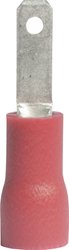 Wtyk płaski 391305S, częściowa izolacja PCW, 4.8x0.5 mm, 0.5-1.0 mm2, czerwony