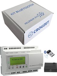 MilleniumEVO STARTER KIT, inteligentny przekaźnik ze zintegrowanym interfejsem Ethernet i Bluetooth Moduł sterujący PLC Crouzet Logic controller 88975911 24 V/DC