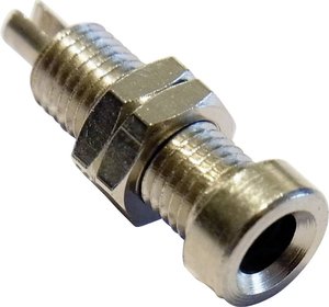 Gniazdo bananowe Schnepp BU 4000, nieizolowane, O 4 mm, 25 A, srebrne