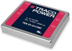 Przetwornica DC/DC, do PCB TracoPower TEN 25-4812WI TEN 25-4812WI, 25 W, 12 V/DC, 2.5 A, 5 szt.