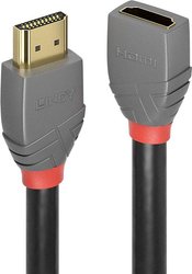Przedłużacz HDMI LINDY Anthra Line 36477, pozłacane styki, 2.00 m