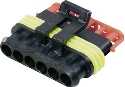Obudowa gniazda TE Connectivity AMP Superseal 282090-01, 14 A, 24 V, 6-pin