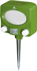 Ultradźwiękowy środek odstraszający zwierzęta Solar Odstraszacz zwierząt Swissinno Solar UTV 1 231 001