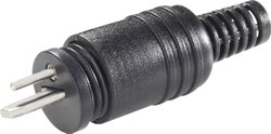 Złącze męskie głośnikowe 0205003/K BKL Electronic 0205003/K złącze męskie proste Ilość styków: 2  czarny 1 szt.