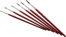 Pędzel z drobnym włosiem, Zahn, zestaw rozm. 0, 1, 2, 3, 4,