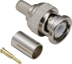 Złącze BNC BKL Electronic 0401255/D 0401255/D złącze męskie proste 50 Ω 1 szt.