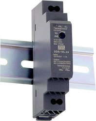 Przetwornica DC/DC MeanWell serii DDR-15 do napięcia wejściowego DIN Rail Single Output: Moc 4:1: 15W Przetwornik DC/DC na szynę DIN Mean Well DDR-15G-15 DDR-15G-15 15 V/DC 1 A 15 W Ilość wyjść:1 x