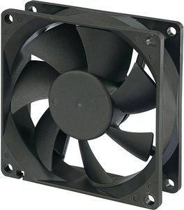 Wentylator osiowy TRU COMPONENTS RD8025B12L, 12 V/DC, 42 m³/h, (D x S x W) 80 x 80 x 25 mm