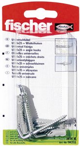 Kołki rozporowe z hakiem kątowym Fischer 94258 UX, 6 x 35 mm, 4 szt.