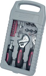 37 szt. Zestaw bitów i kluczy nasadowych 1/4'' Zestaw narzędzi Brüder Mannesmann M29038