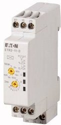 Przekaźnik czasowy, 2 W, 0,05 s - 100 h, z opóźnieniem, 24 - 240 V AC 50/60 Hz, 24 - 48 V DC Przekaźnik czasowy Eaton ETR2-11-D 119426, 3 A, 1 szt.