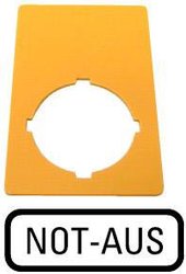 Tabliczka opisowa Eaton M22-XZK-D99 (S x W) 33 mm x 50 mm NOT-AUS 1 szt.