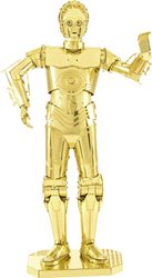 Zestaw konstrukcyjny Metal Earth C-3PO gold