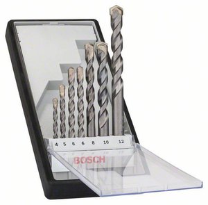 Zestaw wierteł do betonu Bosch Accessories  2607010545 4 mm, 5 mm, 6 mm, 6 mm, 8 mm, 10 mm, 12 mm 1 zest.