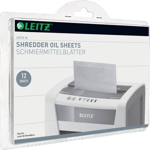 Leitz IQ Oil Sheets Arkusze olejowe do niszczarki 12 ark.